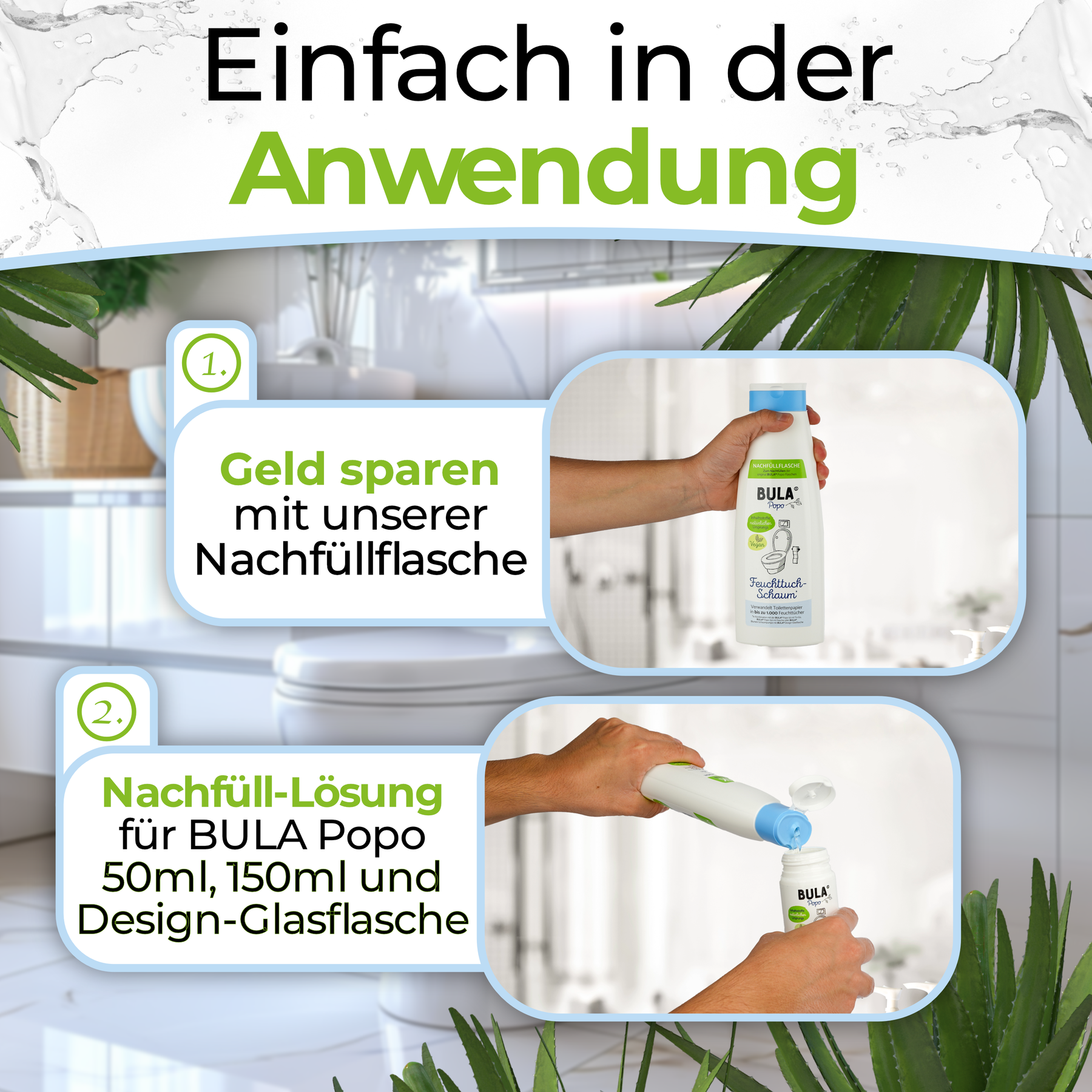 BULA Popo Nachfüll-Flasche 750 ml