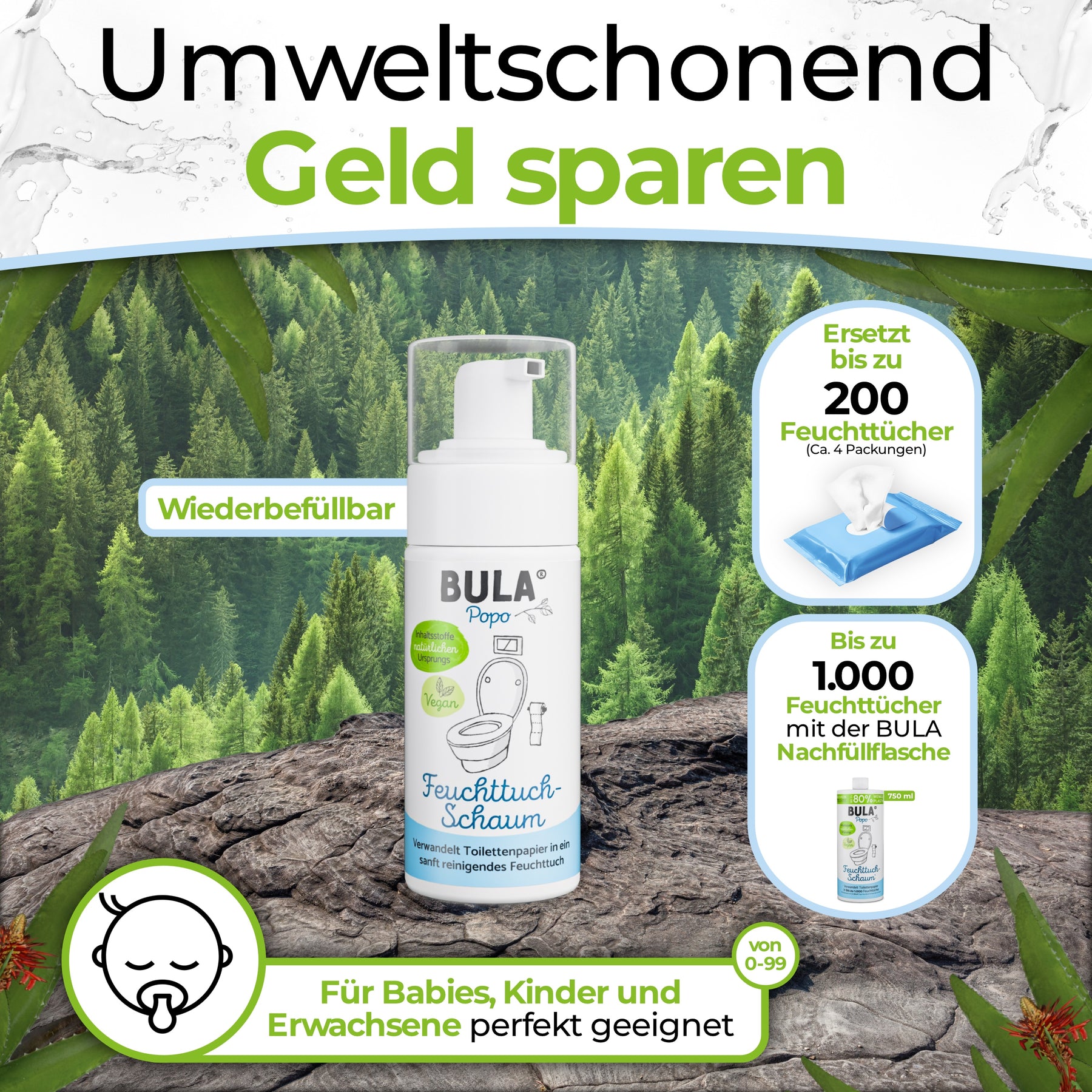 BULA Popo Schaum 150 ml