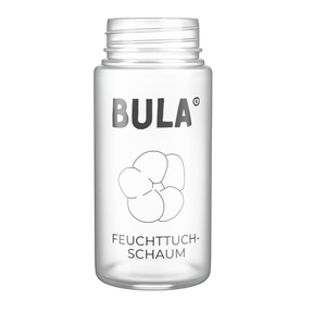 BULA Popo satinierte 150 ml Design-Glasflasche (ohne Füllung)